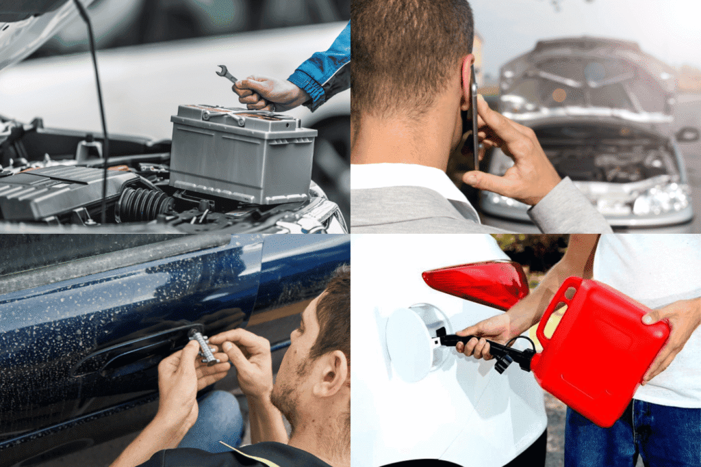 Emergency roadside assistance in Santa Ana